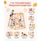 Multi-Color 7-in-1 Indoor Playground Jungle Gym with Slide, Swing and Climbing